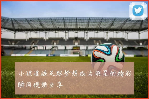 小孩追逐足球梦想成为明星的精彩瞬间视频分享