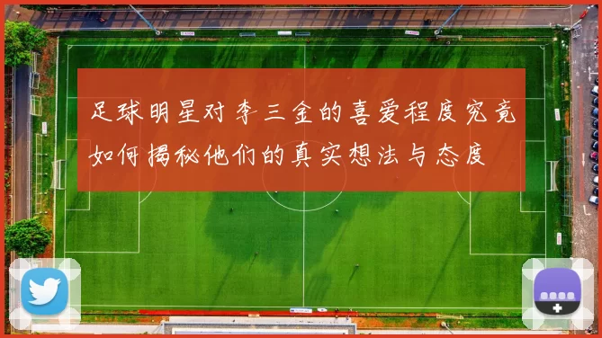 足球明星对李三金的喜爱程度究竟如何揭秘他们的真实想法与态度