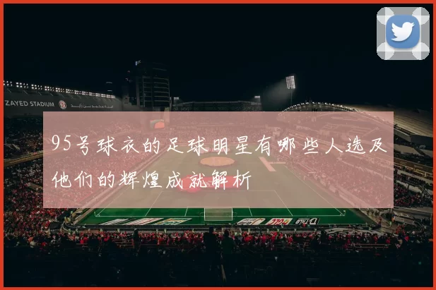 95号球衣的足球明星有哪些人选及他们的辉煌成就解析